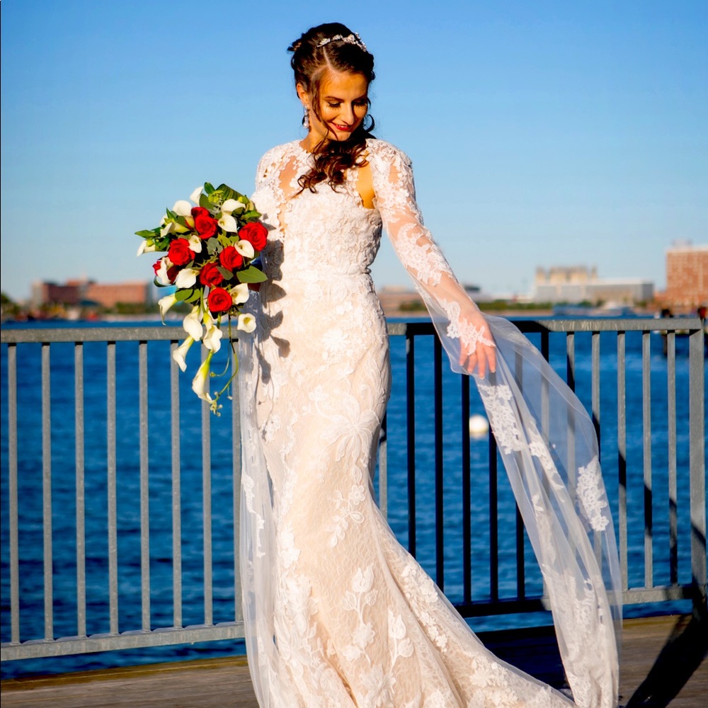 Pronovias : Mahon wedding dress 91503 - Picture 1 of 10
